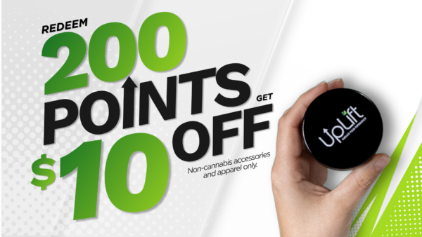 Redeem 200 UpLift Loyalty points for a 10 dollar reward